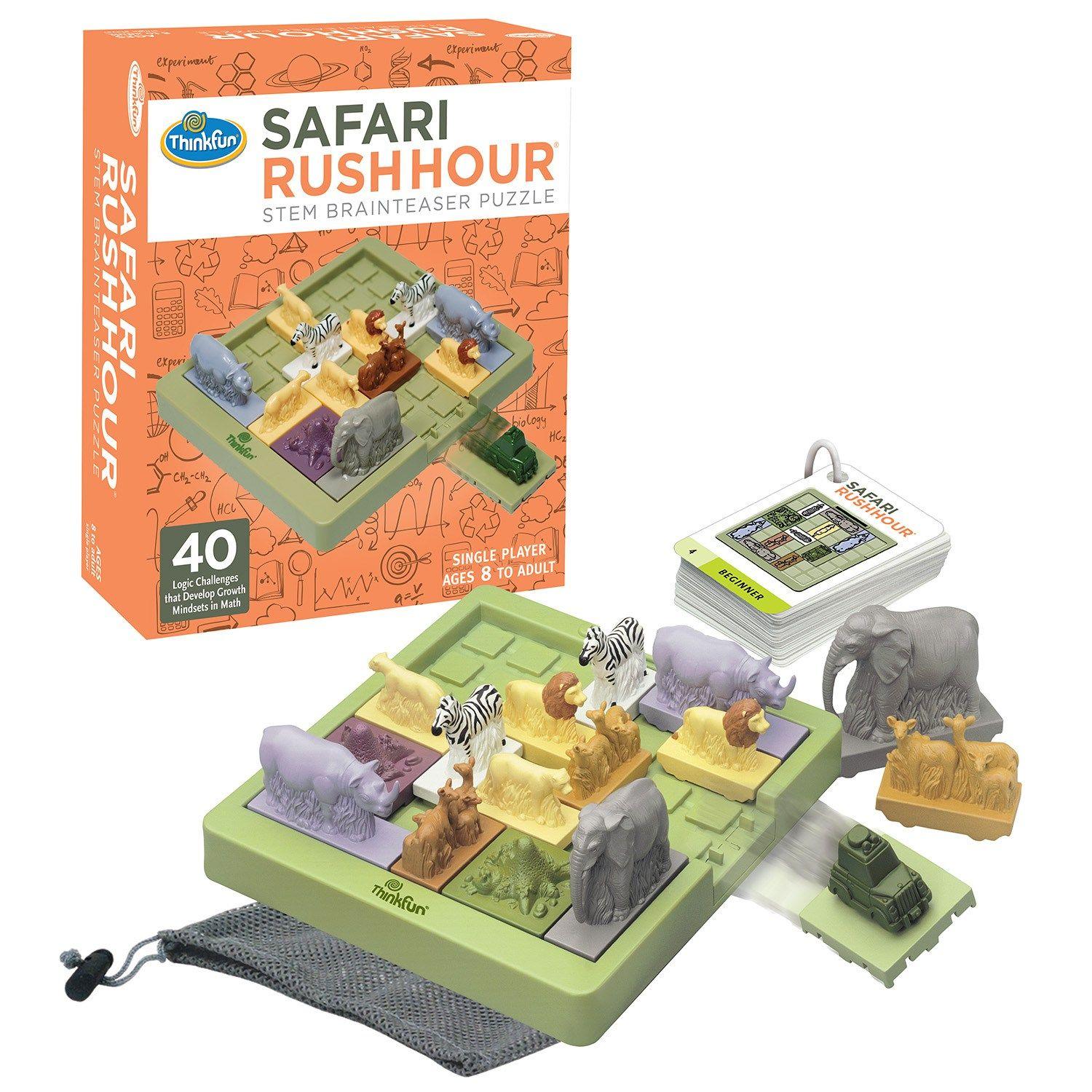 Safari Rush Hour Lo-Res Spill | Rush hour, Safari, Reasoning skills