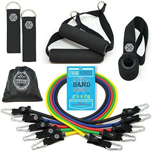 Tribe 11PC Premium Resistance Bands Set, Workout Bands - ... https ...