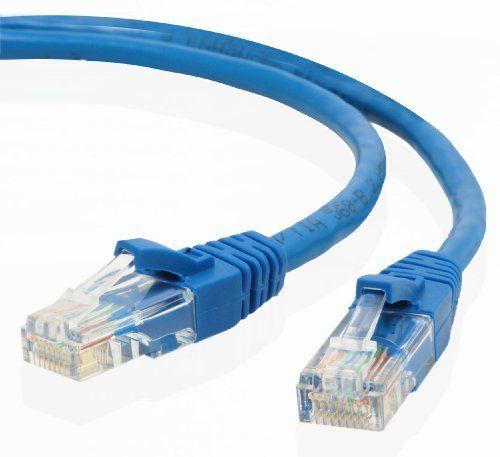 Mediabridge - BLue RJ45 Computer Networking Cat5e Ethernet Patch Cable ...