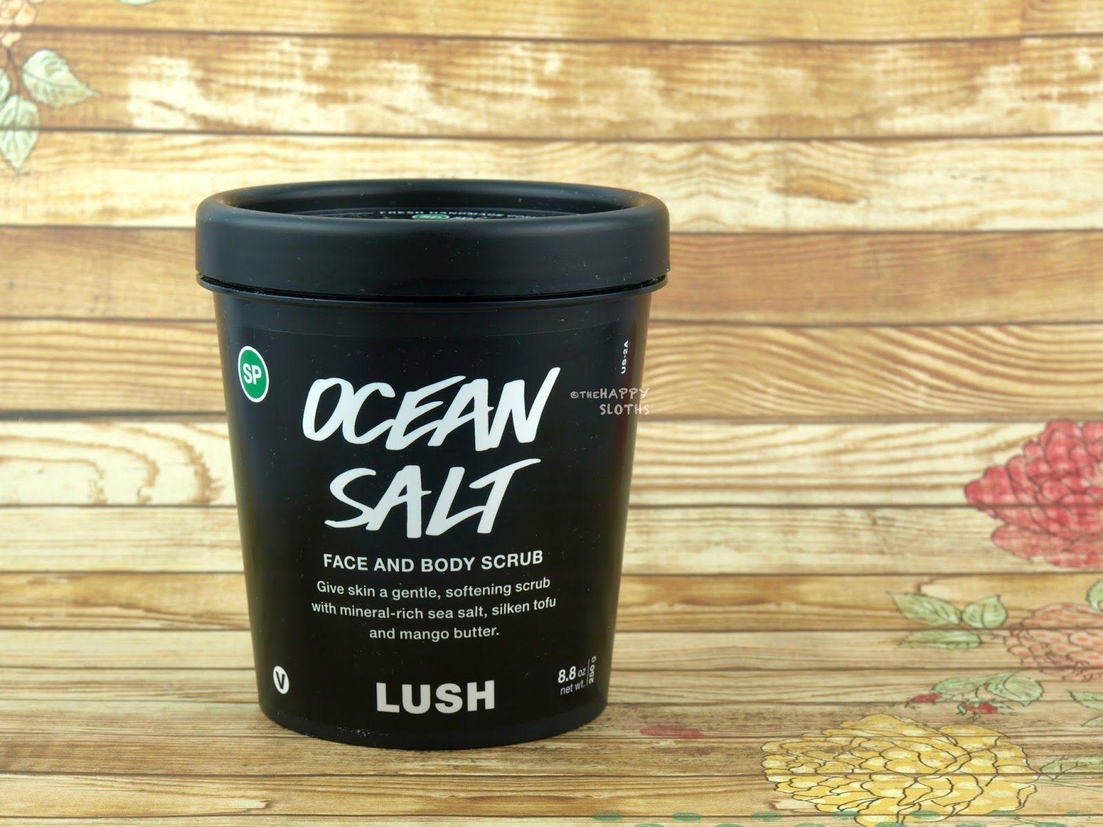 Lush "Self-Preserving" Ocean Salt Face and Body Scrub: Review Ocean ...