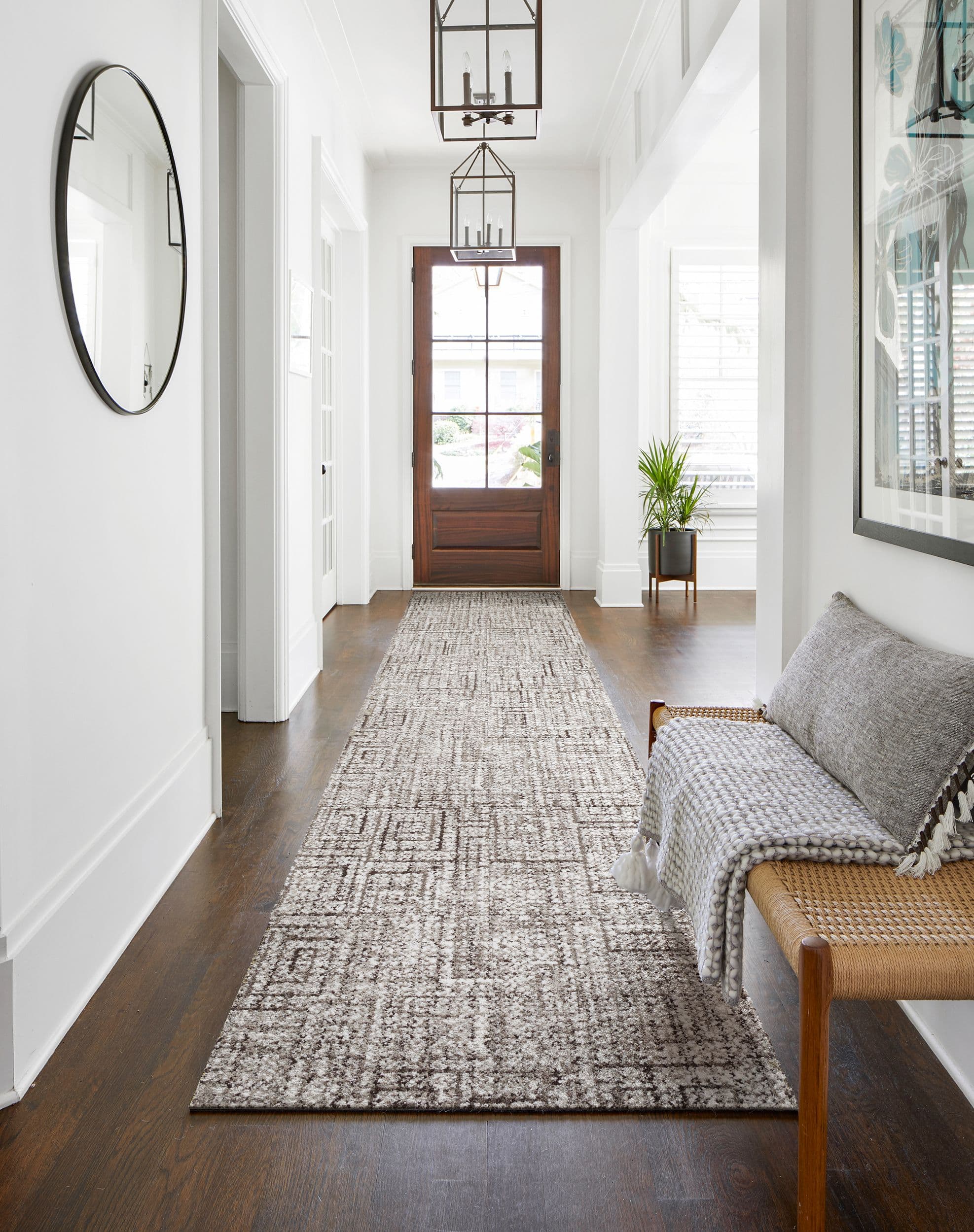 Winding Rhodes - Walnut | Runner rug entryway, Foyer ideas entryway ...