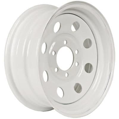 Loadstar 2830 lb. Load Capacity White Modular Steel Wheel Rim | Wheel ...