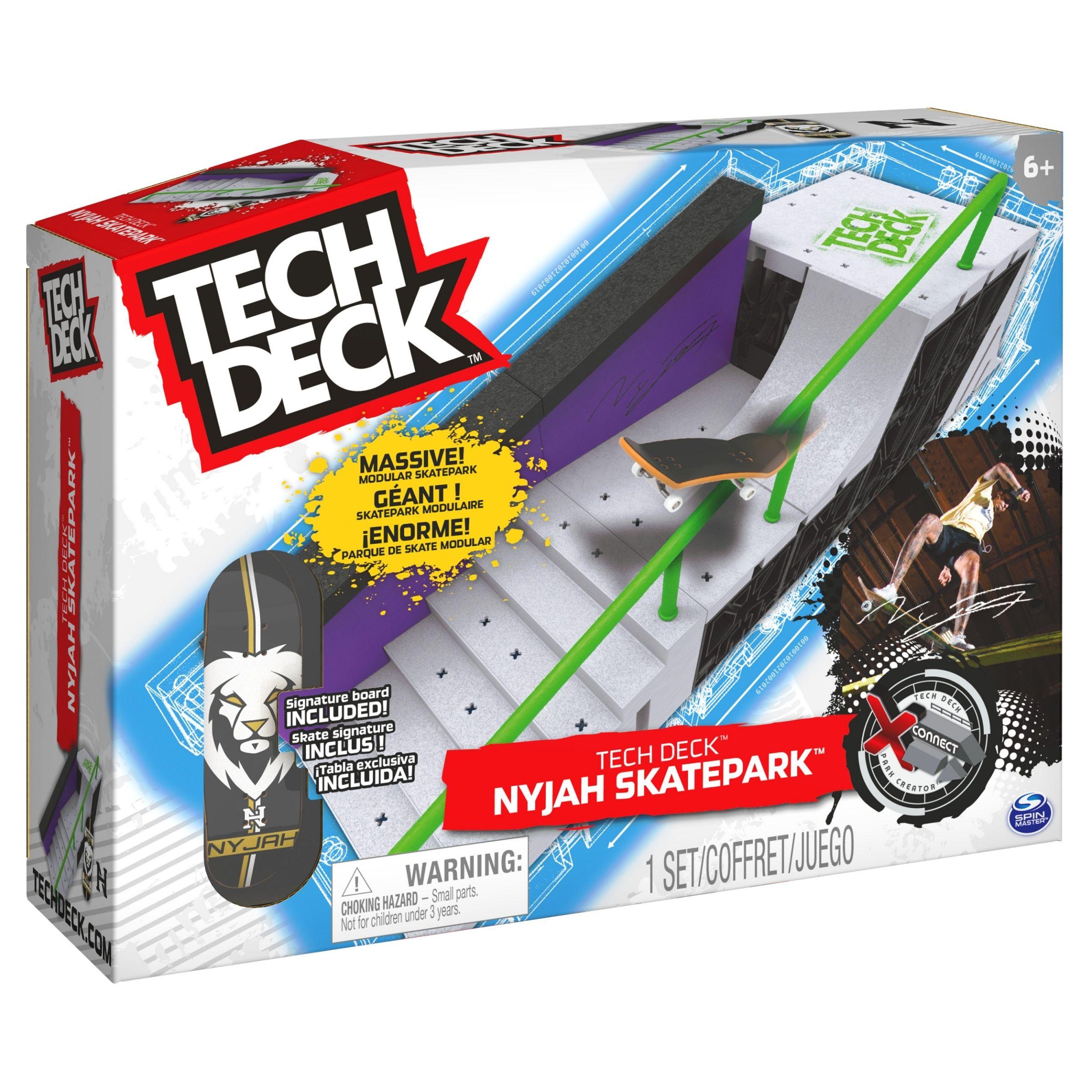 Tech Deck, Nyjah Skatepark X-Connect Park Creator, Coffret rampe à ...