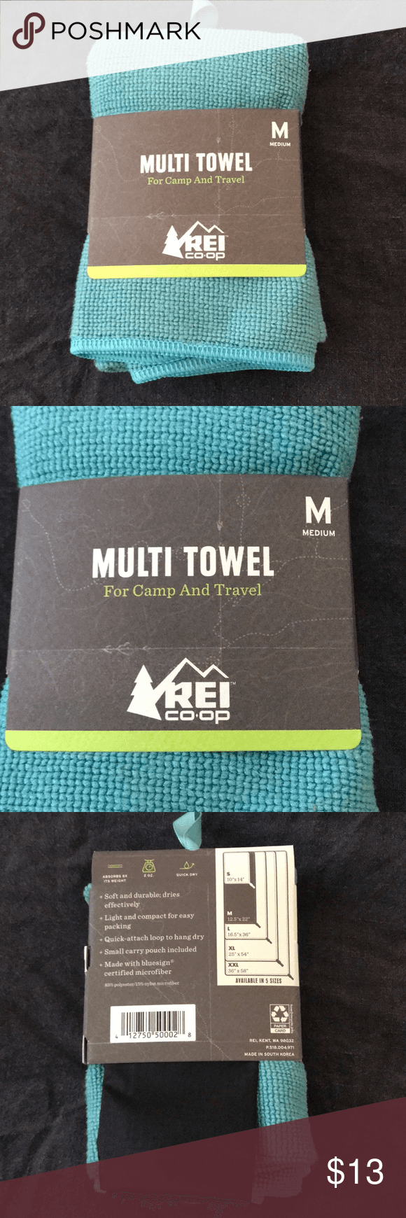 REI multi Towel - M | Rei, Packing light, Multi