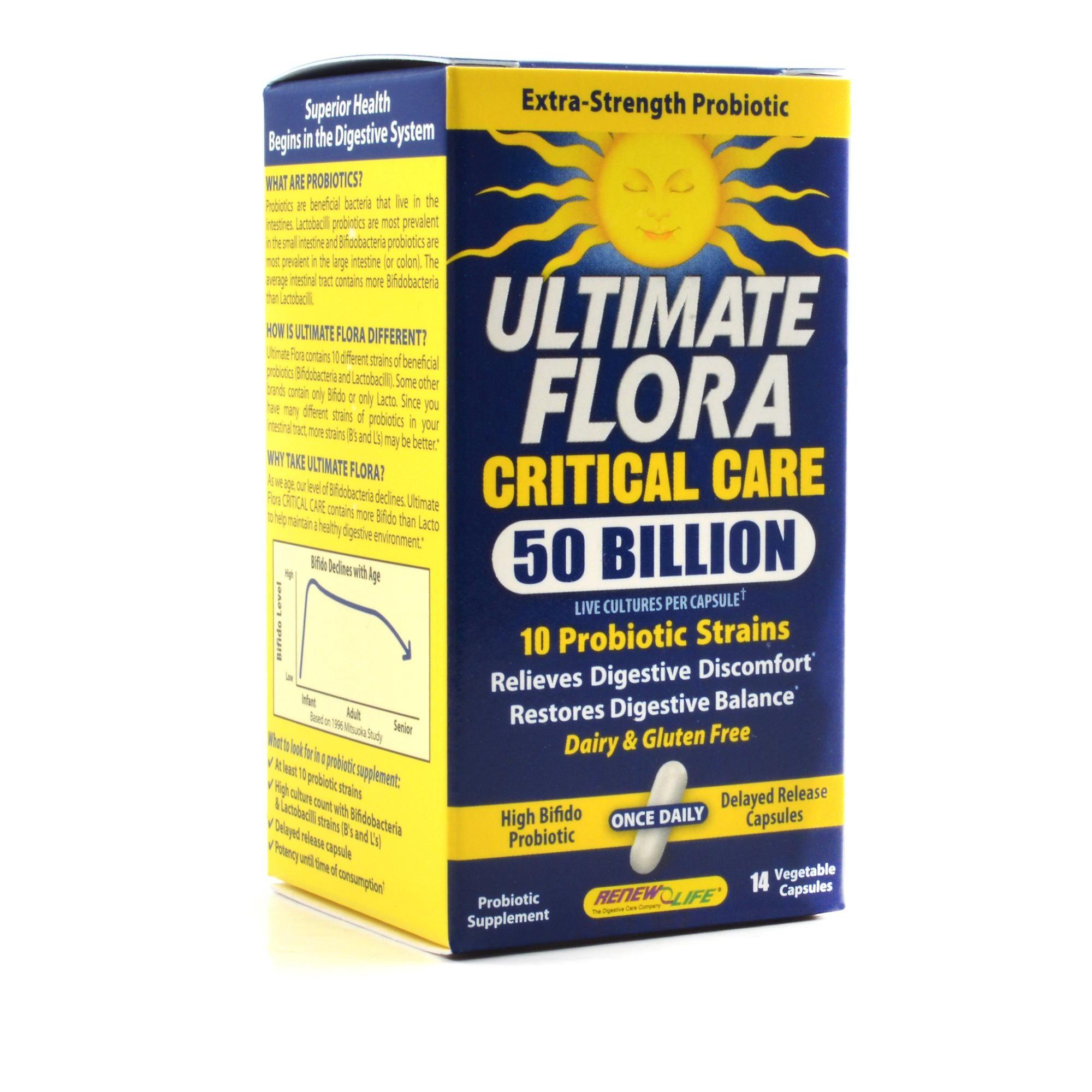 Renew Life Ultimate Flora Critical Care Review | Nutrición, Salud, Belleza