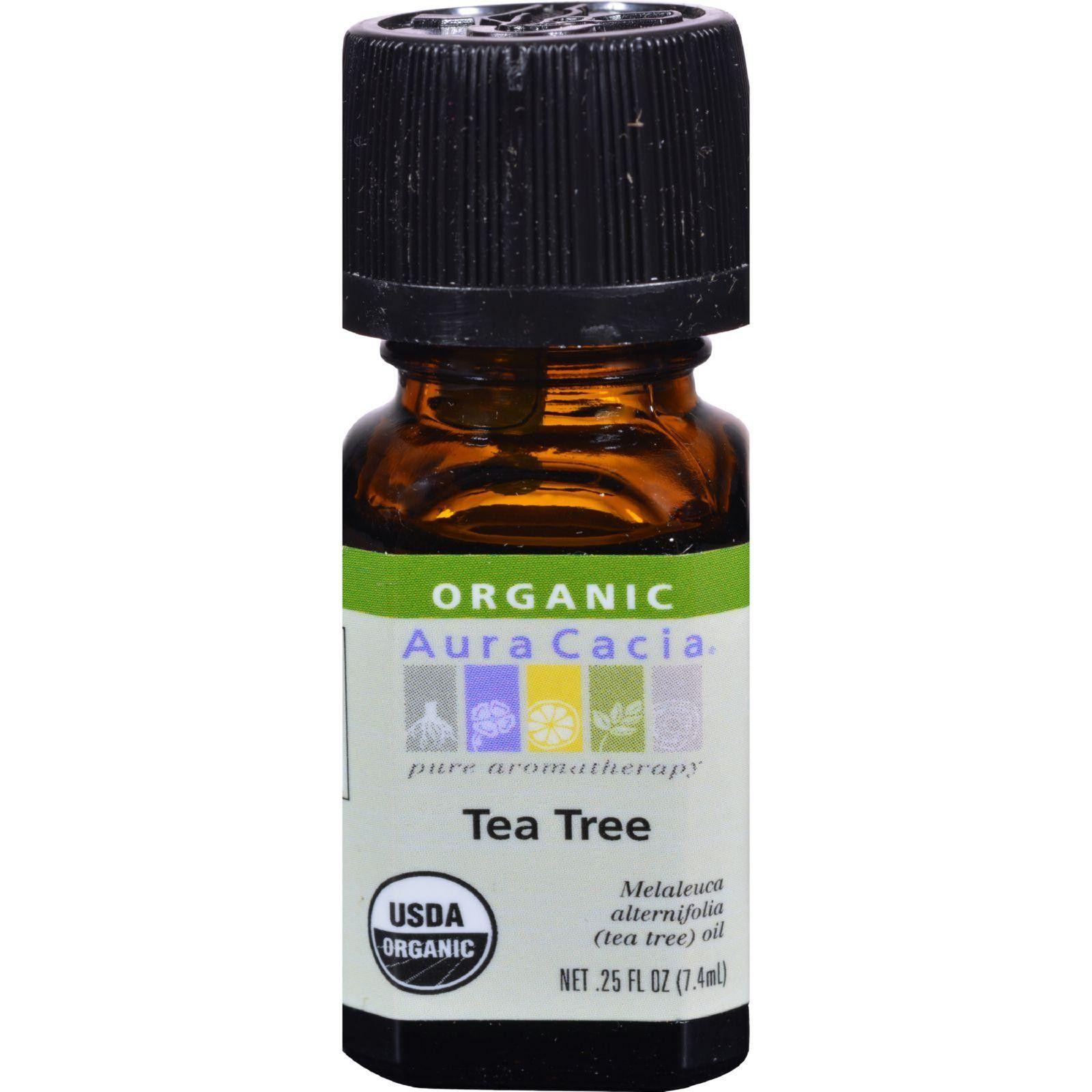 Aura Cacia Organic Essential Oil - Tea Tree - .25 Oz | Organic ...