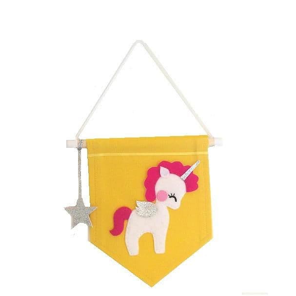 Unicorn Pennant Flag Banner