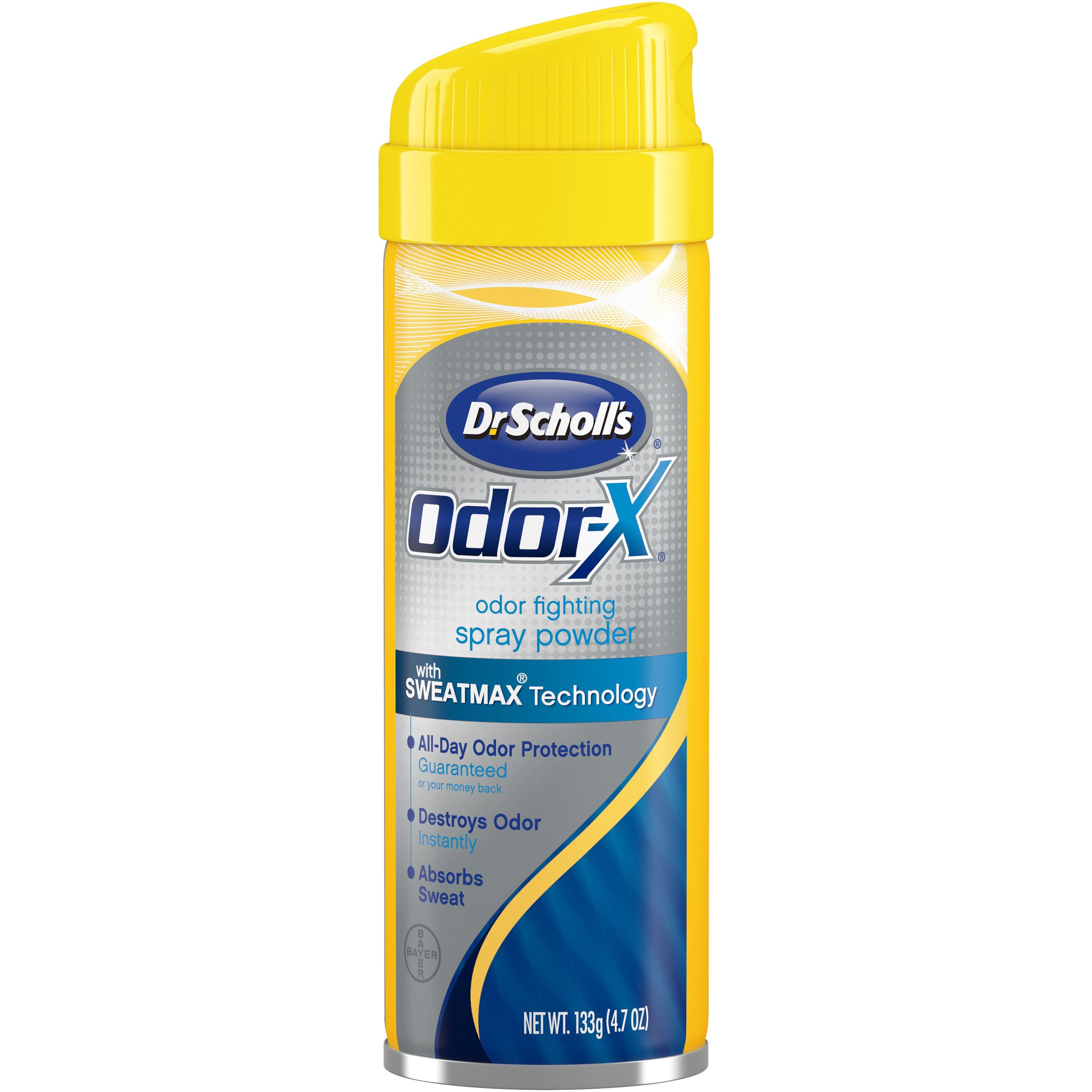 Dr. Scholl's Odor-X Odor Fighting Spray Powder 4.7oz - Walmart.com ...