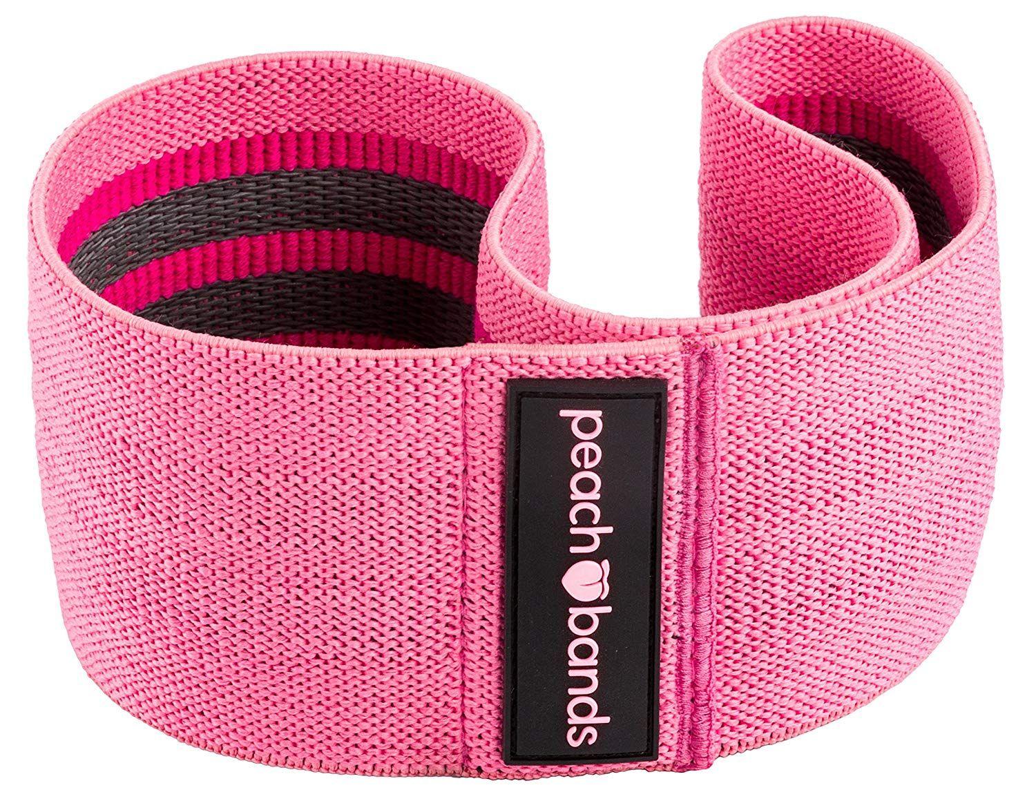 Amazon.com : Peach Bands | Premium Pink Resistance Hip Band with ...