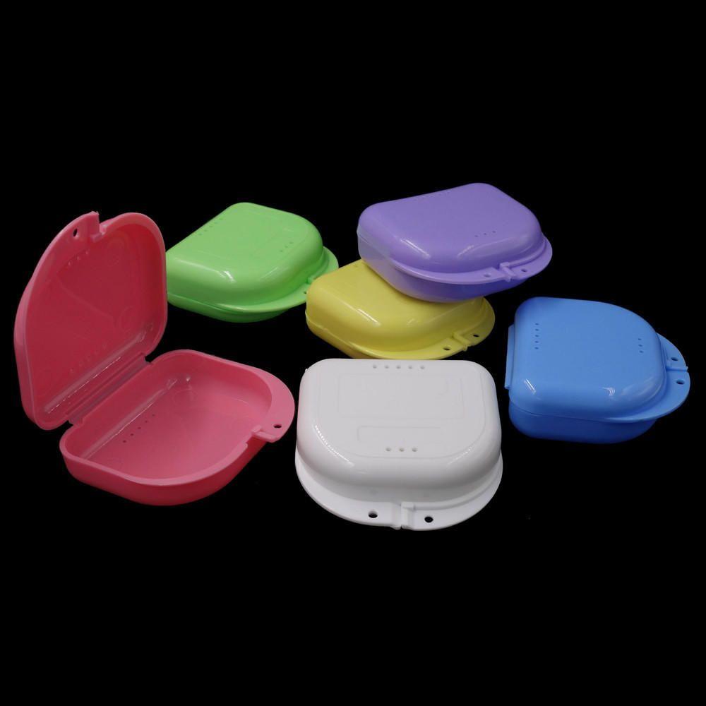 10Pieces/set Mouth Guard Case Dental Orthodontic Retainer Box Case ...