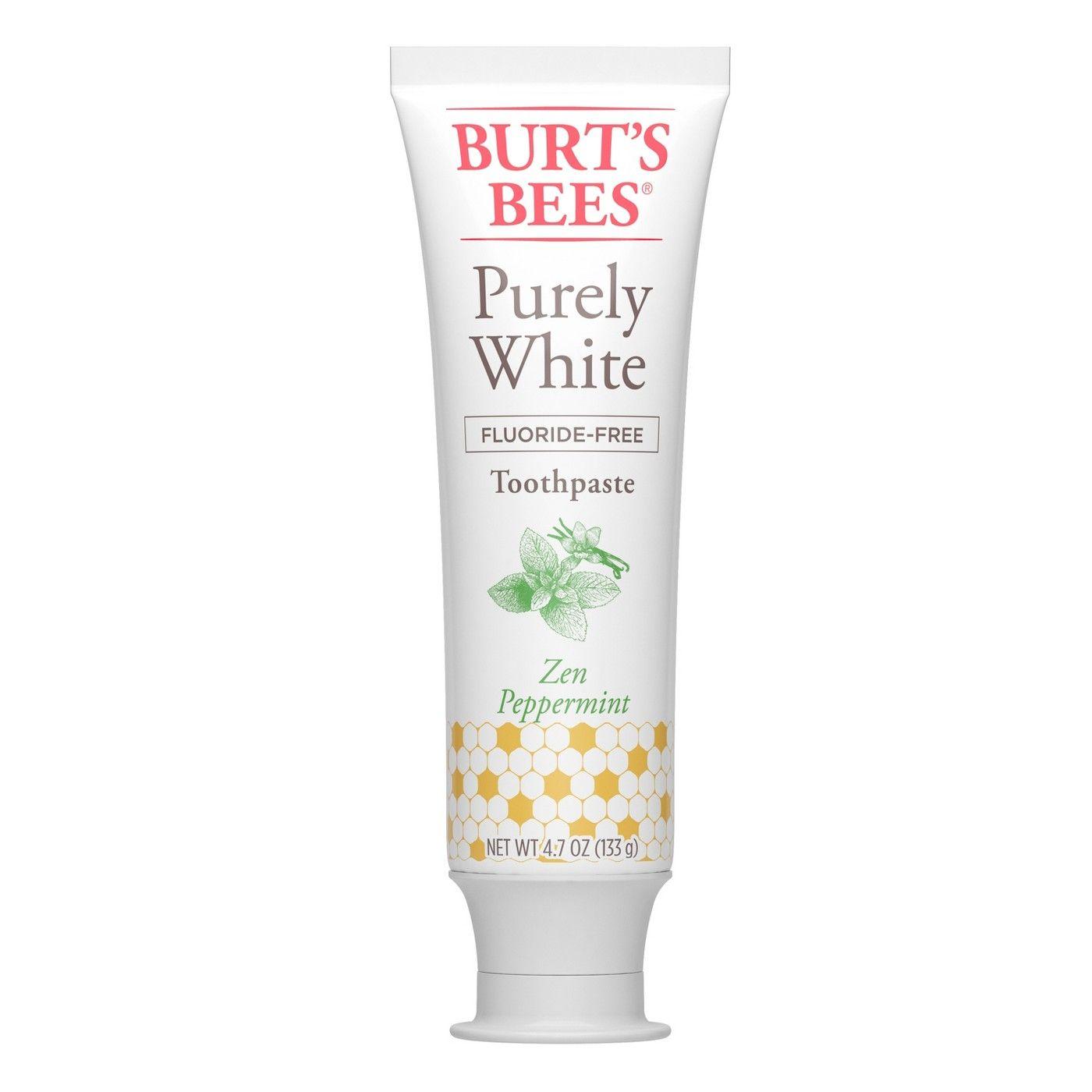 Burt's Bees Purely White Fluoride-Free Natural Toothpaste Zen ...