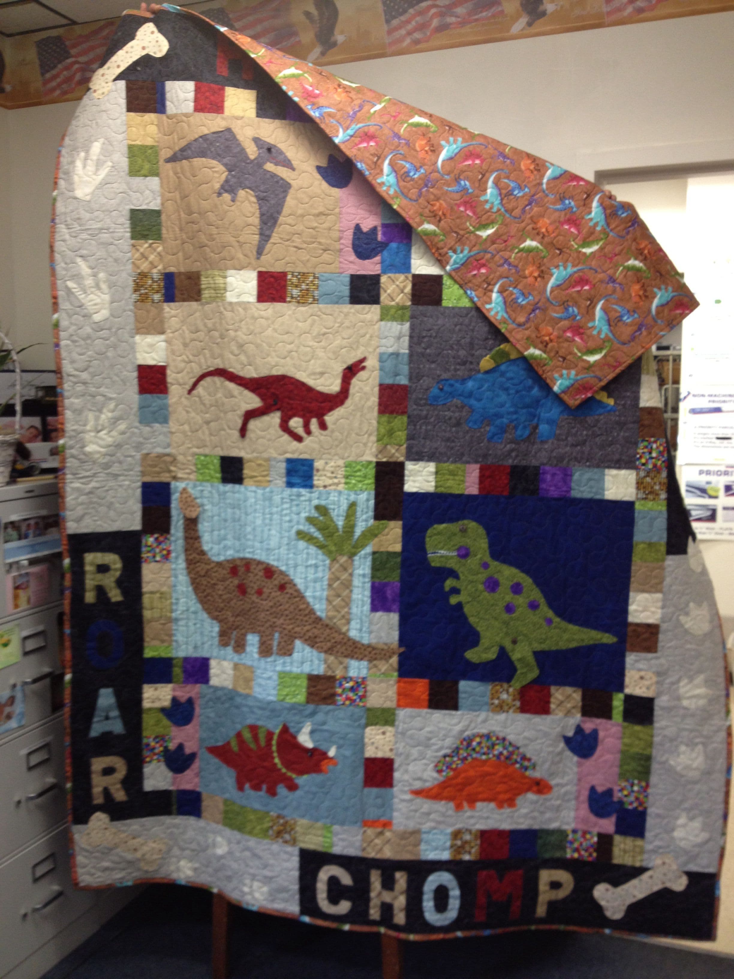 Kids quilt | Quilts, Dinosaur quilt, Boys quilt patterns