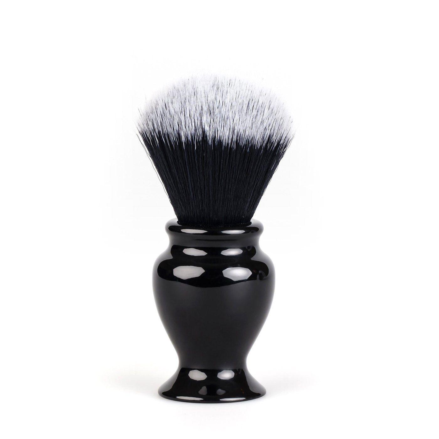 Fendrihan Black and White Synthetic Shaving Brush, Resin Handle Shaving ...