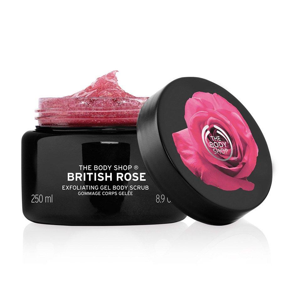 British Rose Exfoliating Gel Body Scrub | British rose, The body shop ...