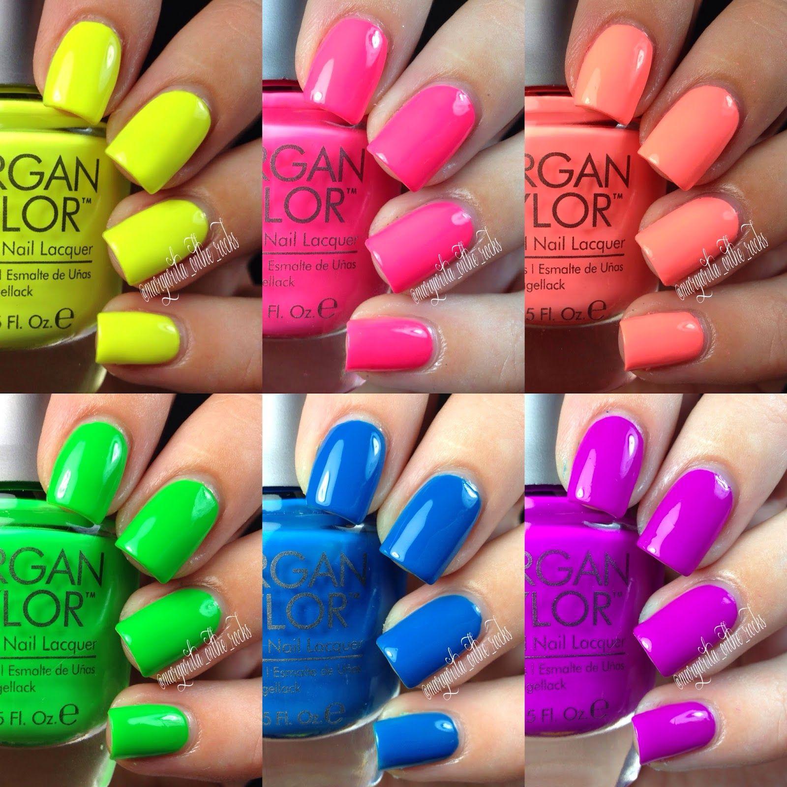 Polish Etc.: Morgan Taylor 2014 Summer Neon Collection | Neon toe nails ...