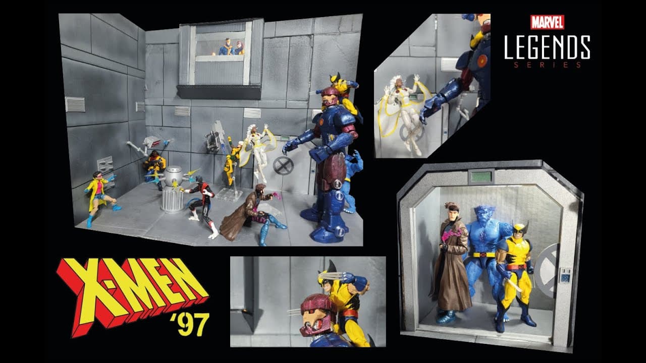 Diorama de Danger Room X-MEN 97 Marvel Legends (Proceso) - YouTube