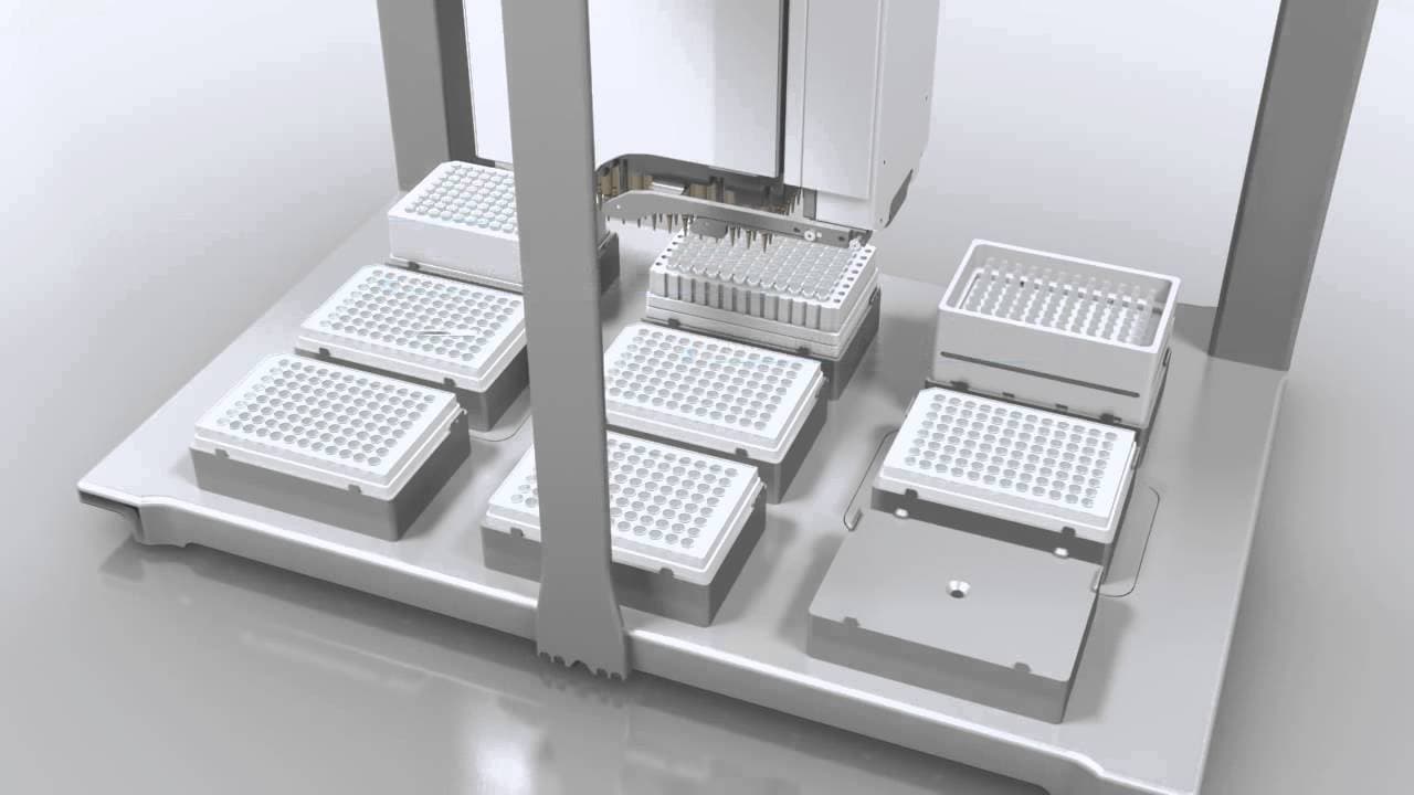 Agilent AssayMAP Bravo Platform for Protein Sample Prep - YouTube