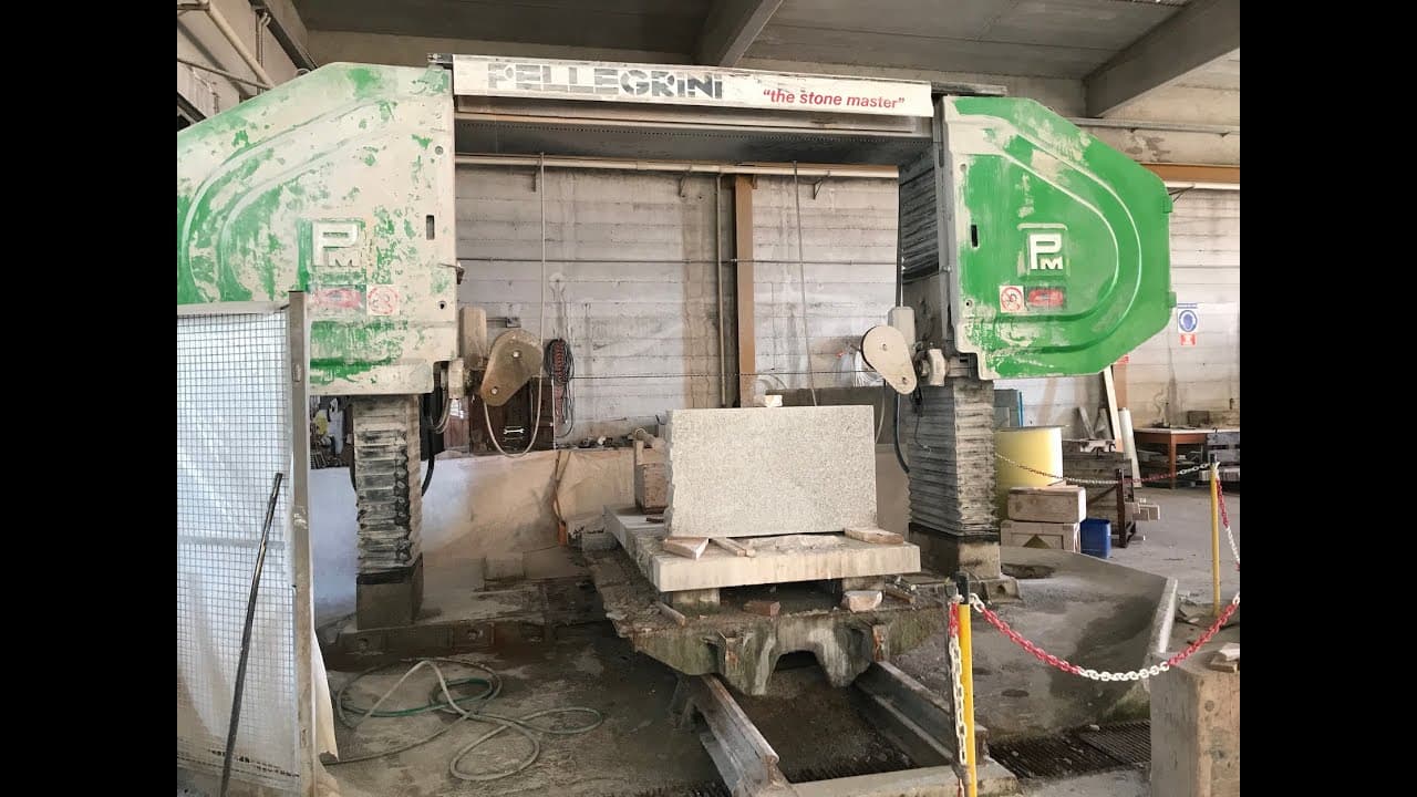 profiling wire saw pellegrini rw2100 cod.01-20 - YouTube