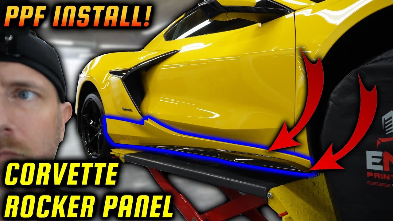 2025 Chevy Corvette E-Ray Rocker Panel PPF Installation | SunTek Ultra ...