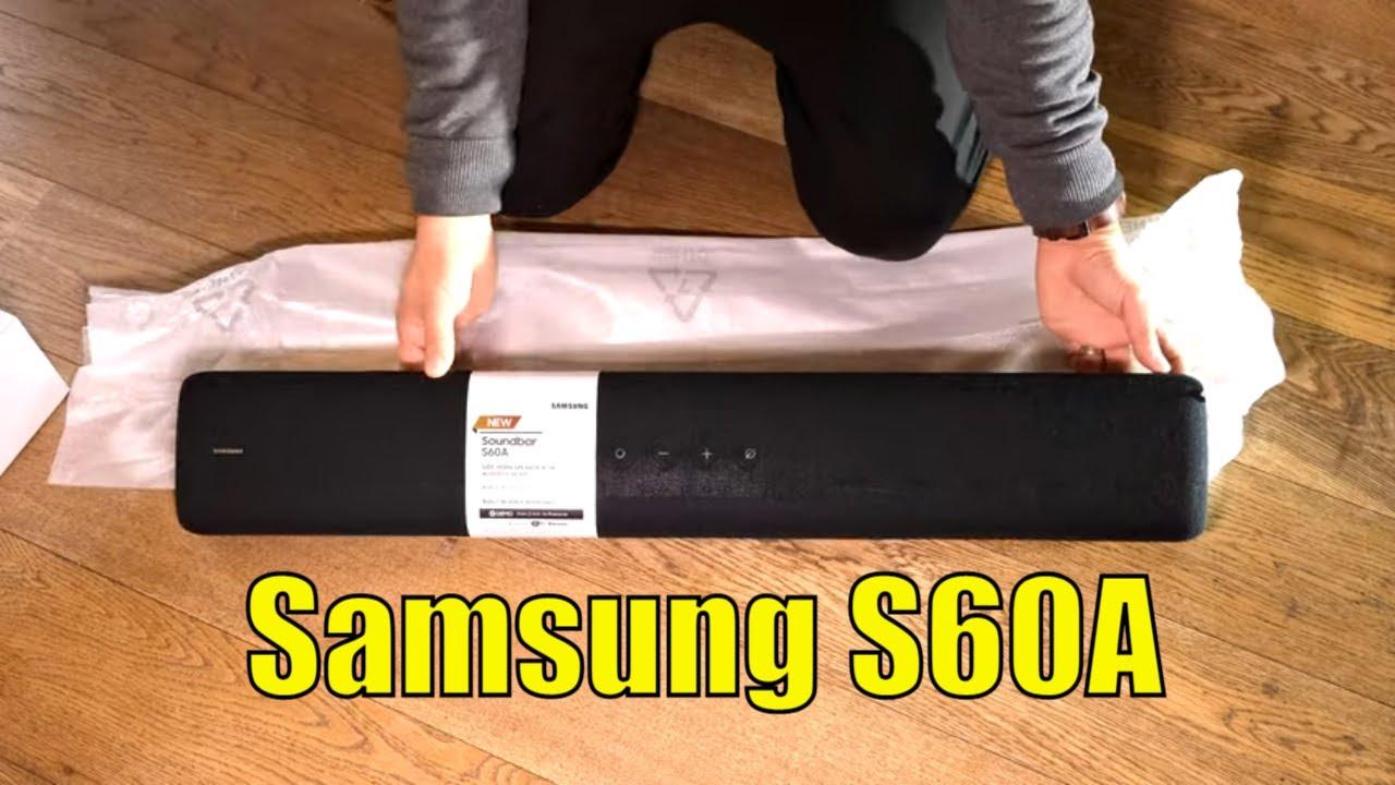 Samsung HW S60A Unboxing, Setup and Test with dimensions - YouTube