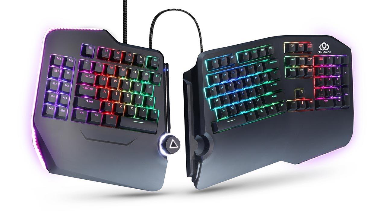 Cloud Nine C989M Ergonomic Split Keyboard Product Overview - YouTube