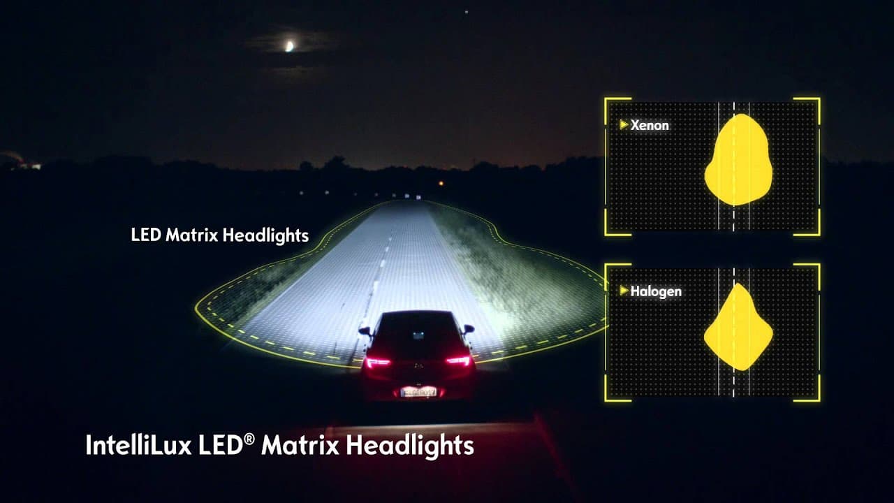 Opel Astra IntelliLux LED Matrix Licht - YouTube