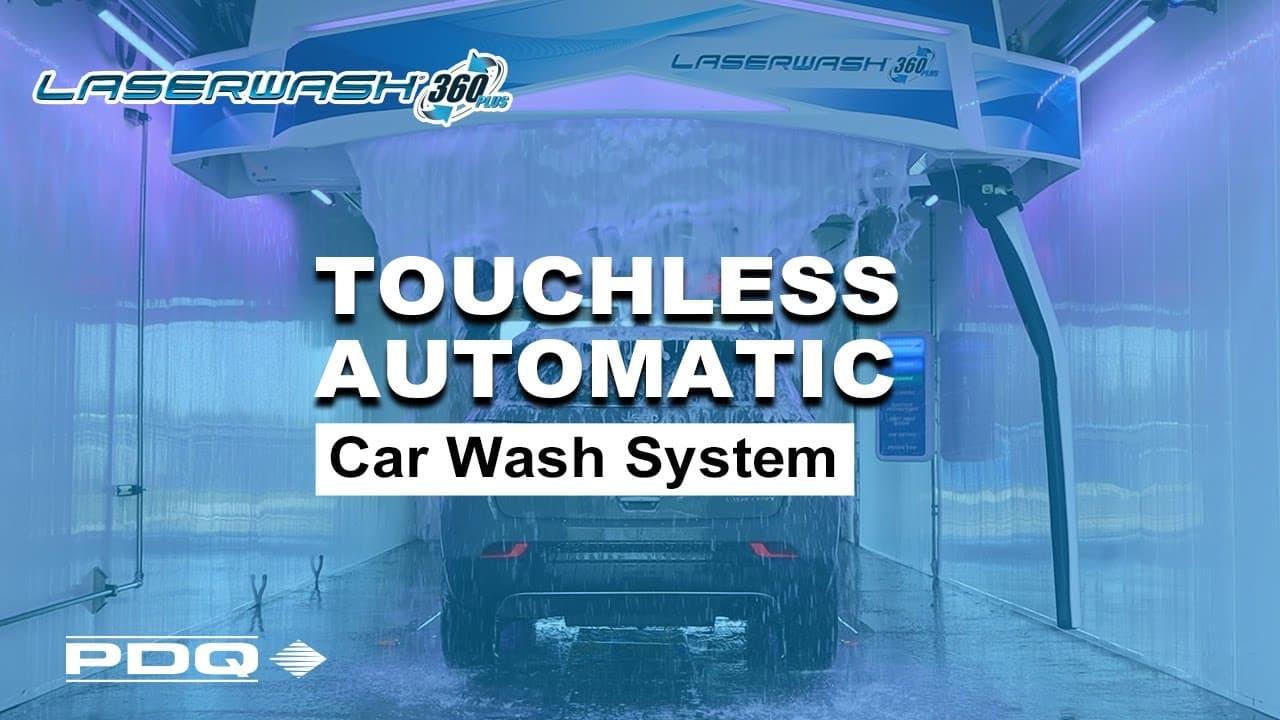 PDQ’s LaserWash 360 Plus Touchless Automatic Car Wash System - YouTube