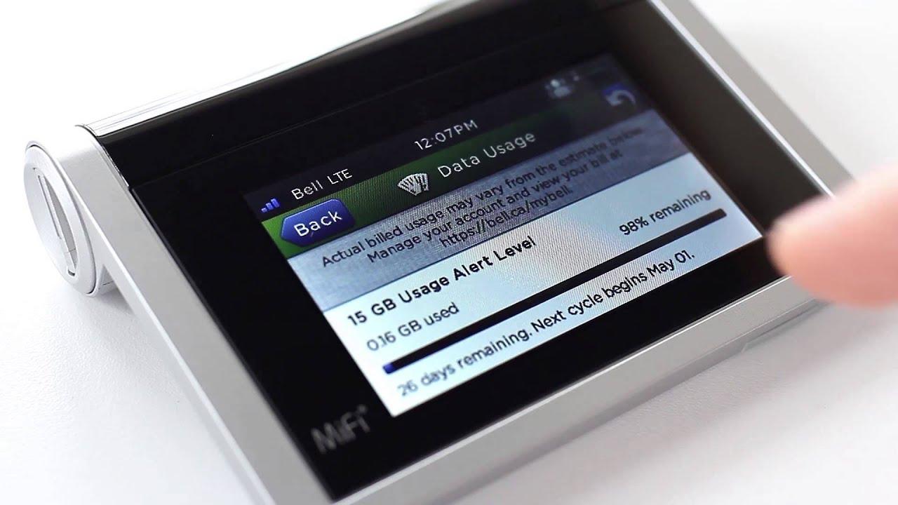 The Novatel Wireless MiFi 2 on the Bell Mobility Network - YouTube