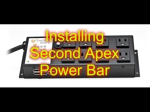 Installing 2nd EB8 Power Bar | Apex Controller - YouTube