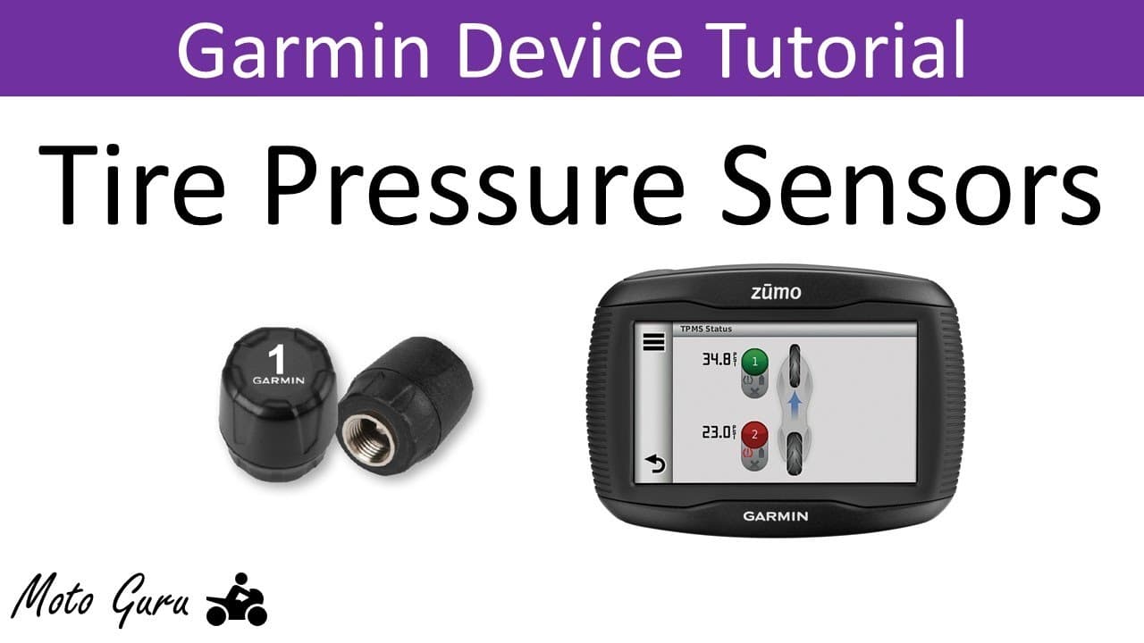 Garmin Motorcycle Tire Pressure Monitor Sensors Installation - YouTube