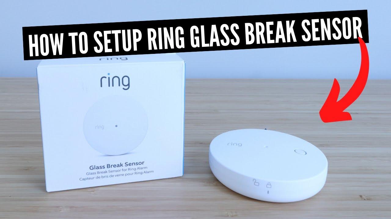 How To Set Up Ring Alarm Glass Break Sensor - YouTube