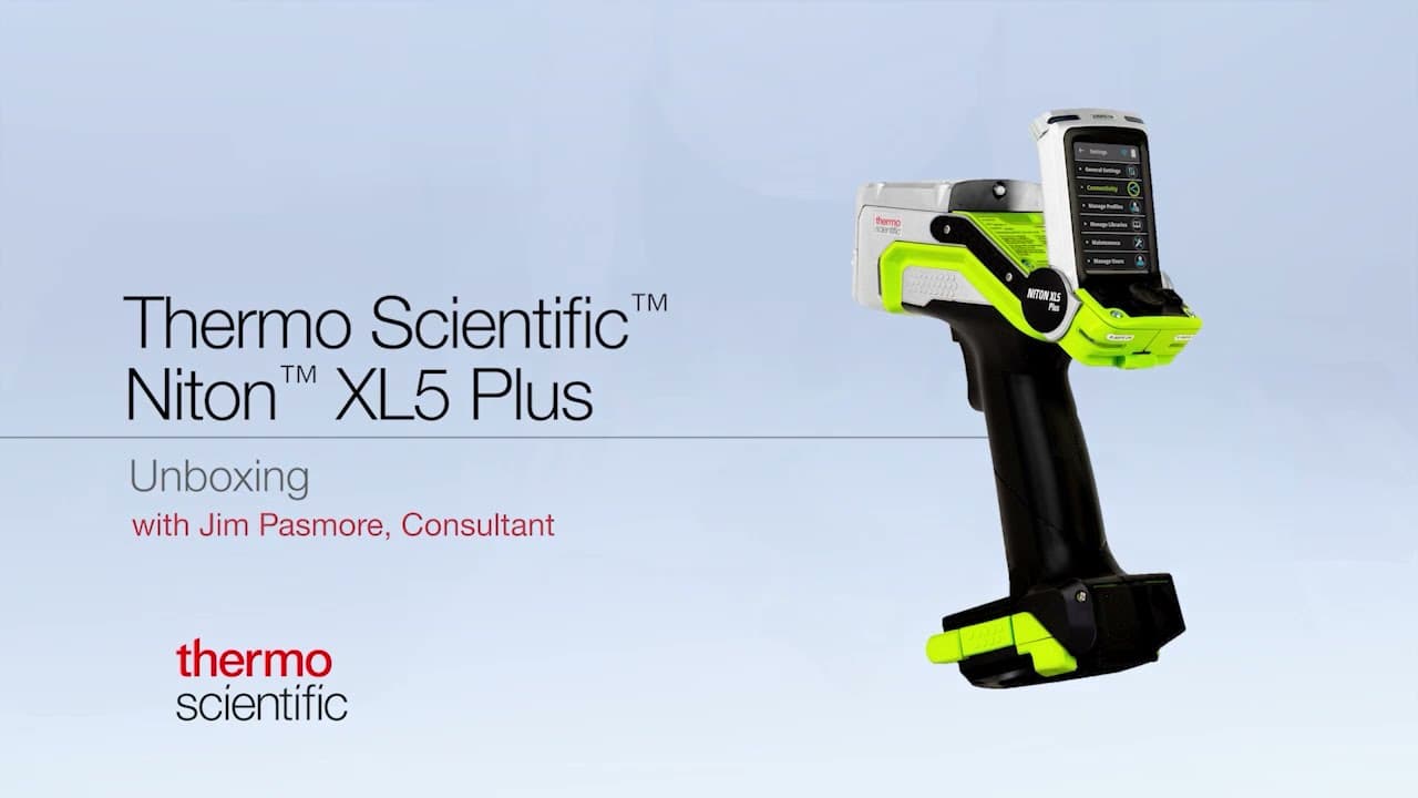 Thermo Scientific™ Niton™ XL5 Plus Unboxing - YouTube