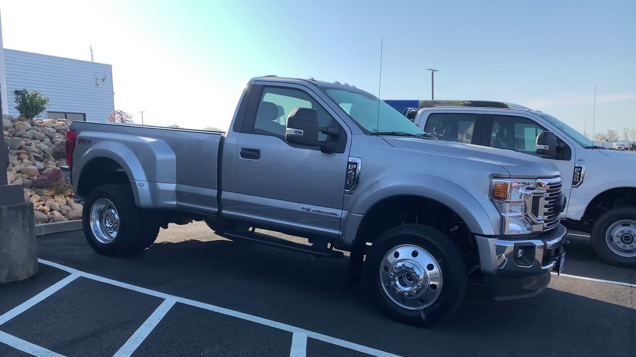 2020 Ford F450 XLT Regular Cab Powerstroke Diesel - YouTube