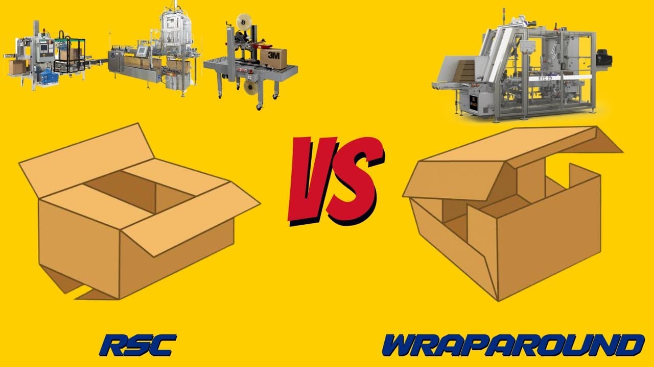 Packaging RSC vs Wraparound Cases - YouTube