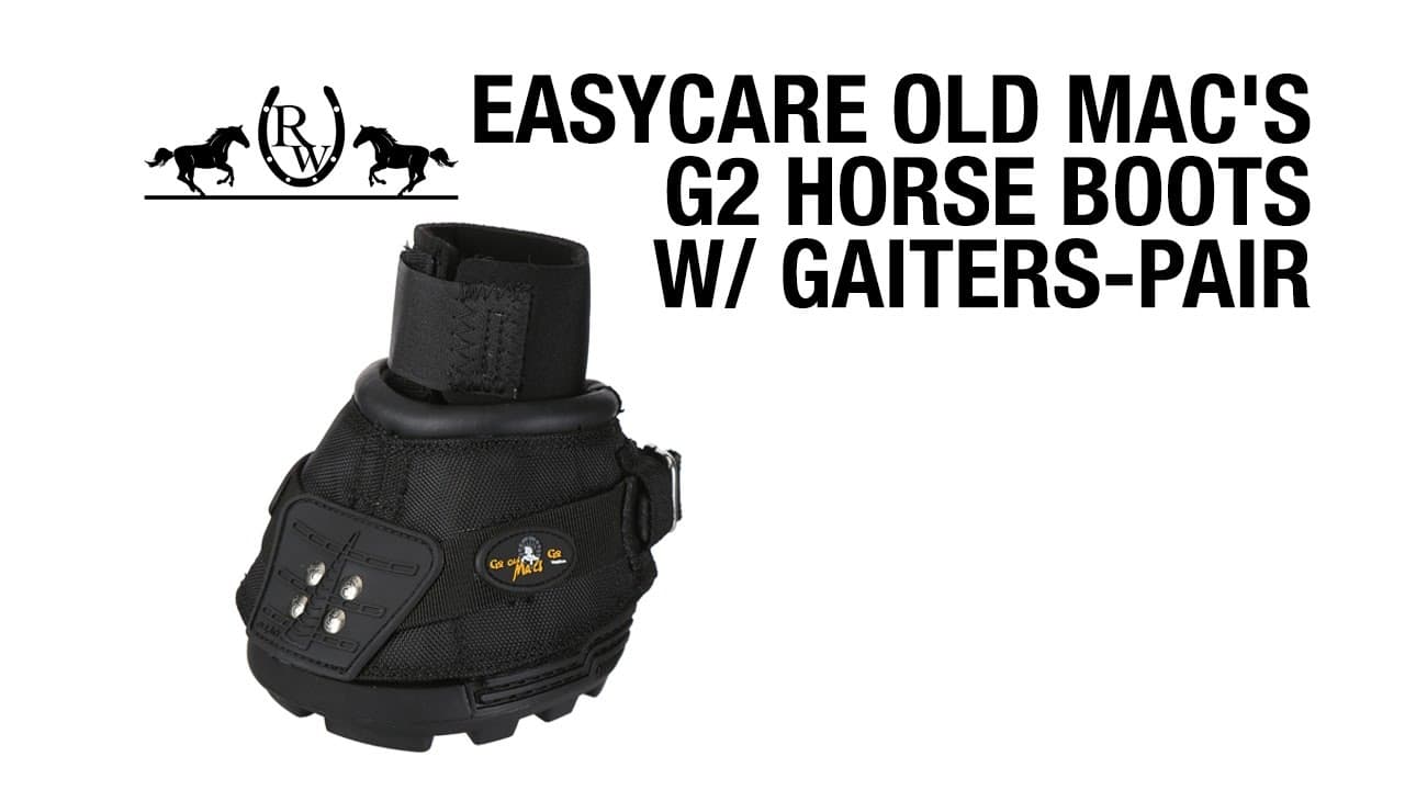 EasyCare Old Mac's G2 Horse Boots - YouTube