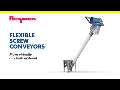 FLEXICON® Flexible Screw Conveyor from Flexicon - YouTube