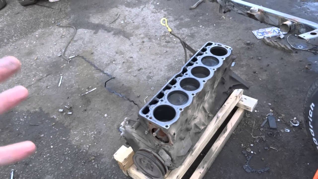 1987-1990 4.2 Jeep 6 Cylinder Short Block Core - YouTube