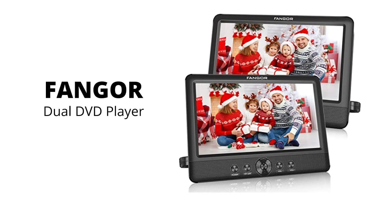 FANGOR | Car Portable Headrest Video Players with 2 Mounting Brackets ...