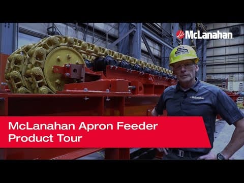 McLanahan Apron Feeder Product Tour - YouTube