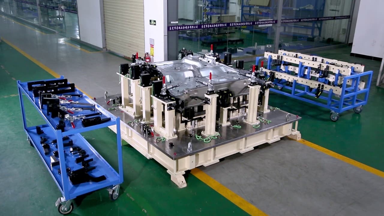 Rear Underbody Assembly Checking Fixture Top Talent Automotive Fixtures ...