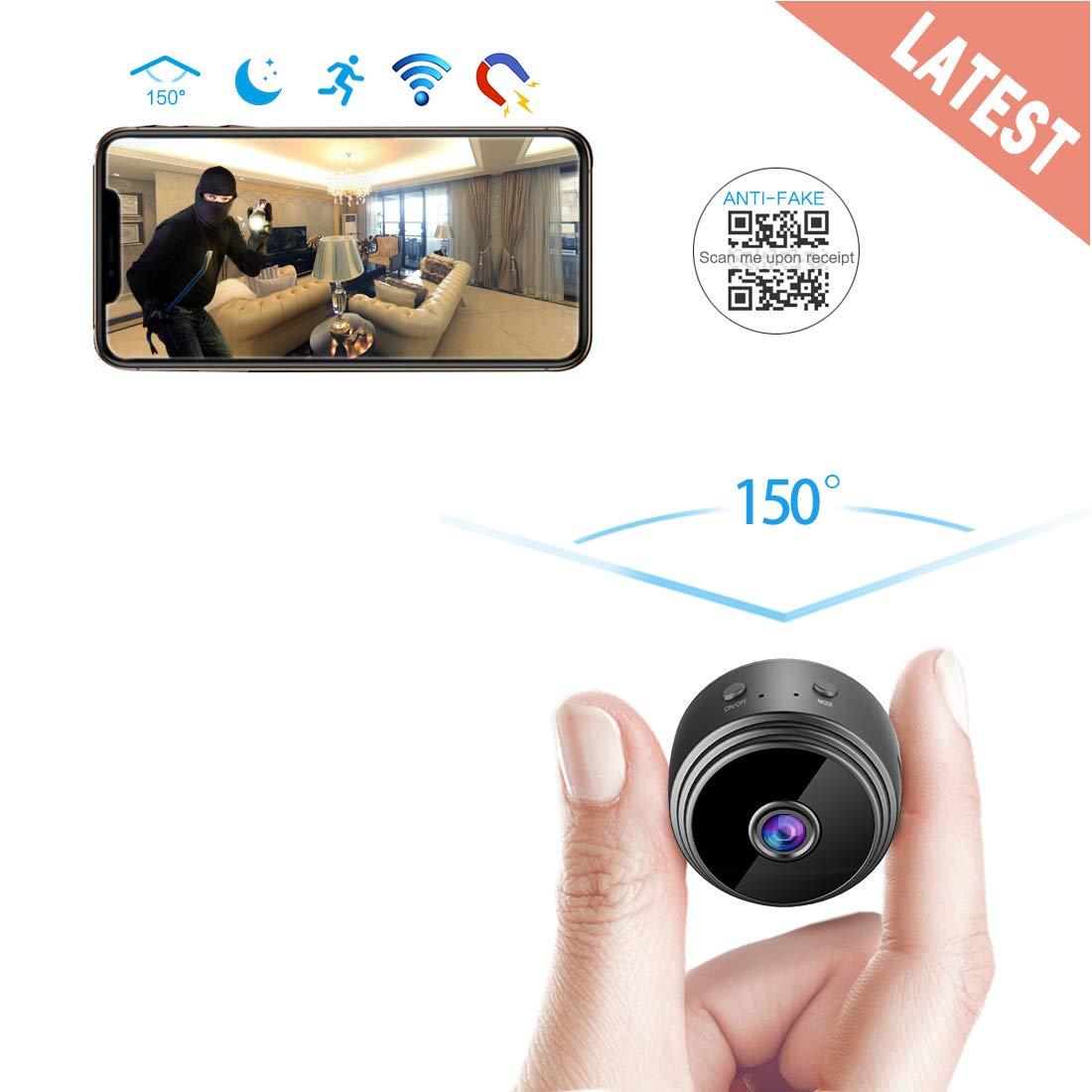 AREBI Spy Camera Wireless Hidden WiFi Mini Camera HD 1080P Portable ...