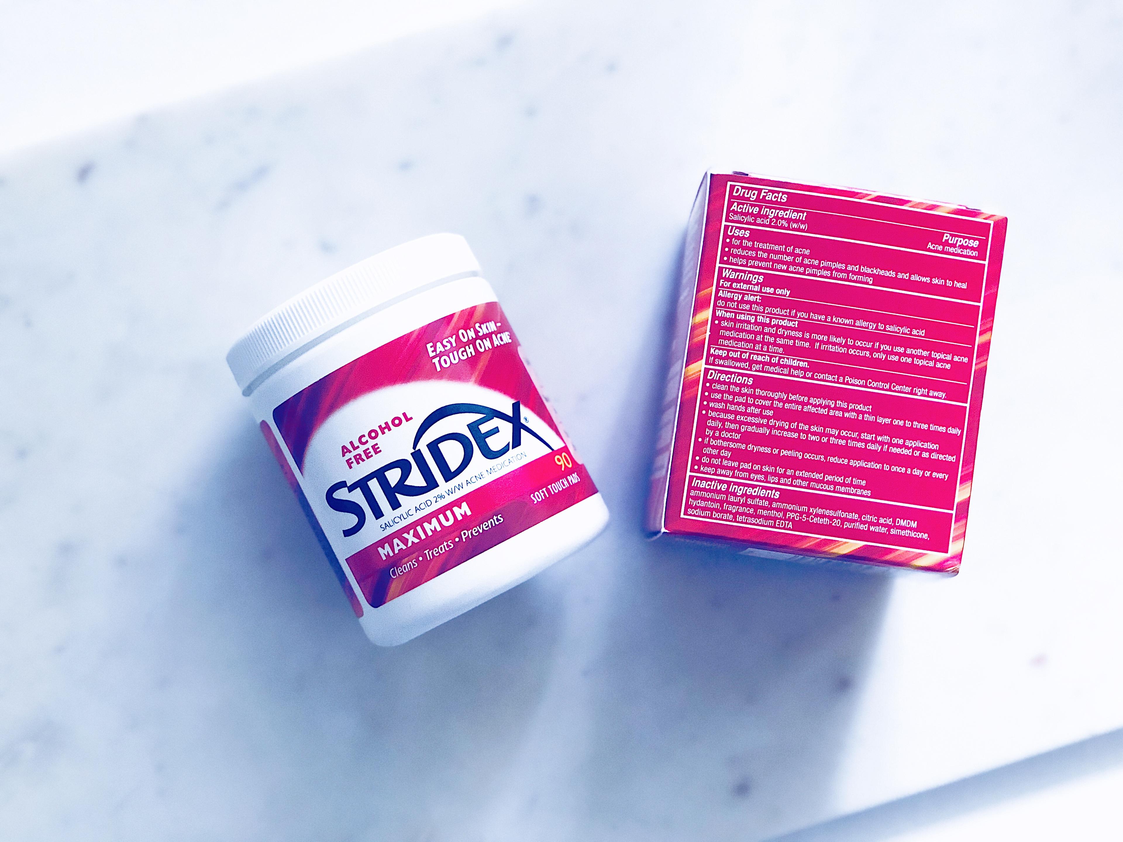 Stridex Maximum Strength Pads | Review – Beauty and the Being