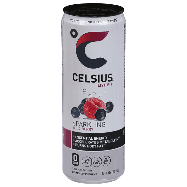 Save on Celsius Live Fit Sparkling Wild Berry Energy Drink Order Online ...