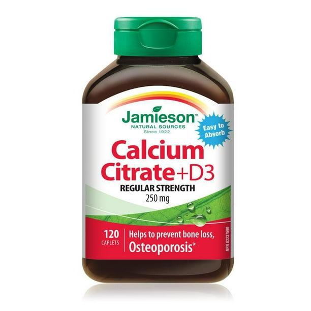 Jamieson Calcium Citrate 120 Tablets