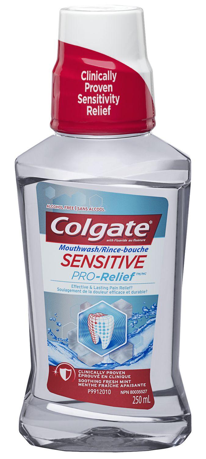 Colgate Sensitive Pro-Relief Soothing Fresh Mint Alcohol Free Mouthwash ...