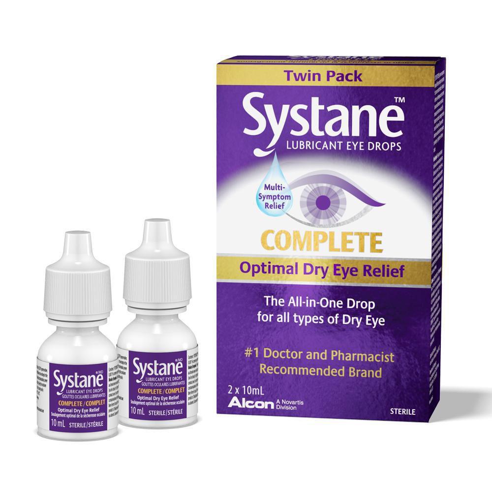 Systane® Complete Lubricant Eye Drops, Twin Pack 2 x 10ml | Walmart Canada