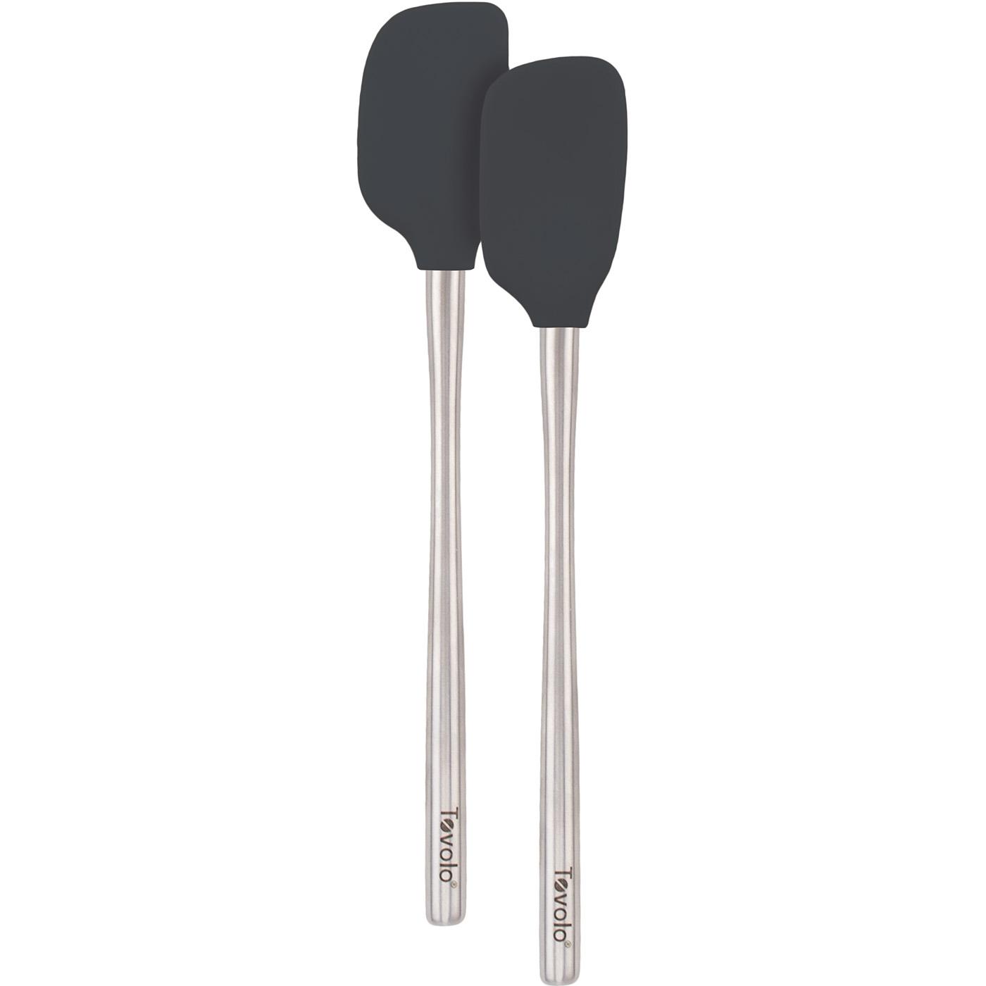 Tovolo Flex-Core Stainless Steel Handled Mini Spatula & Spoonula ...