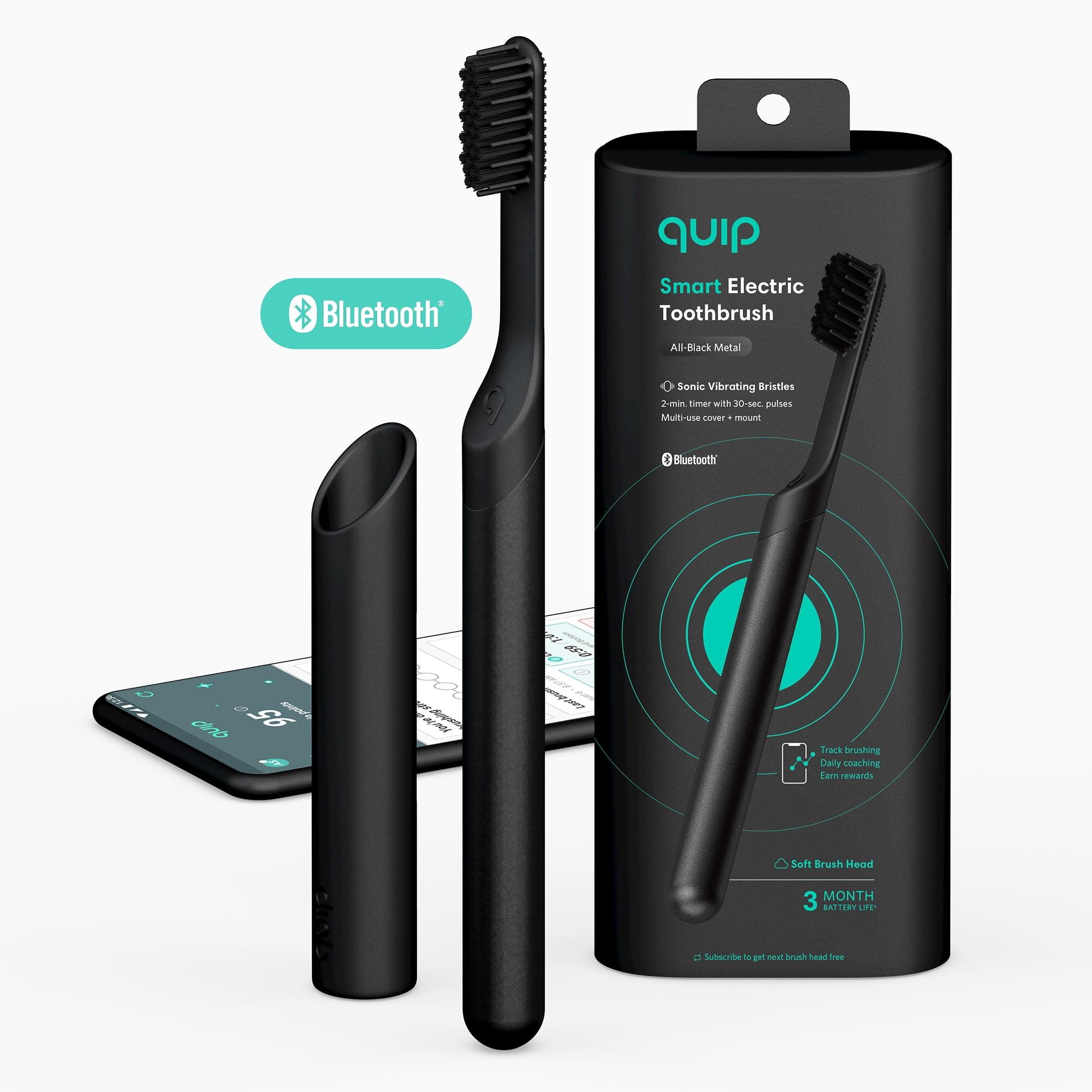 quip Smart Electric Toothbrush, Bluetooth Smart Motor + Travel Case ...