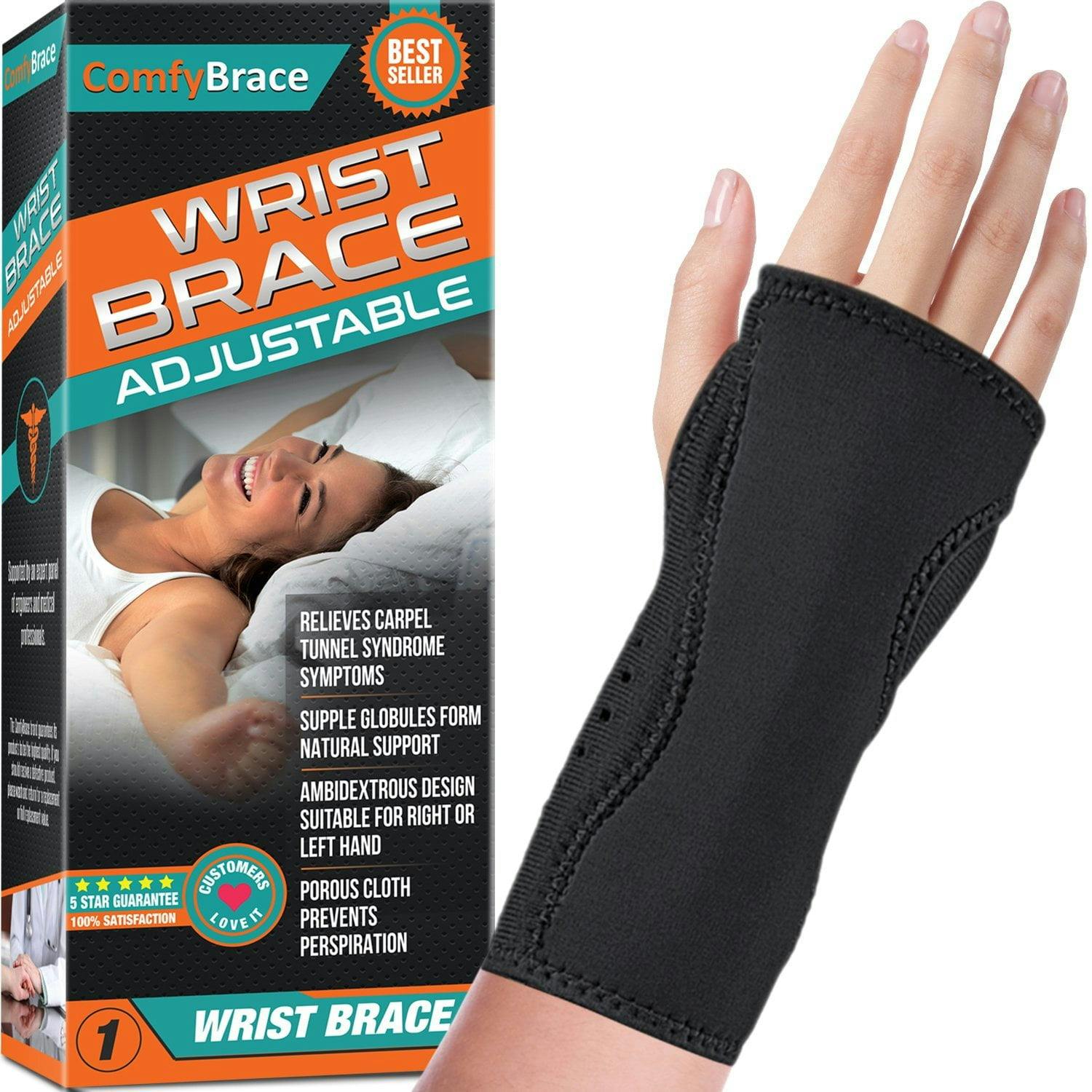 Night Hand Wrist Braces Sleep Support For Both Hands Cushioned For ...