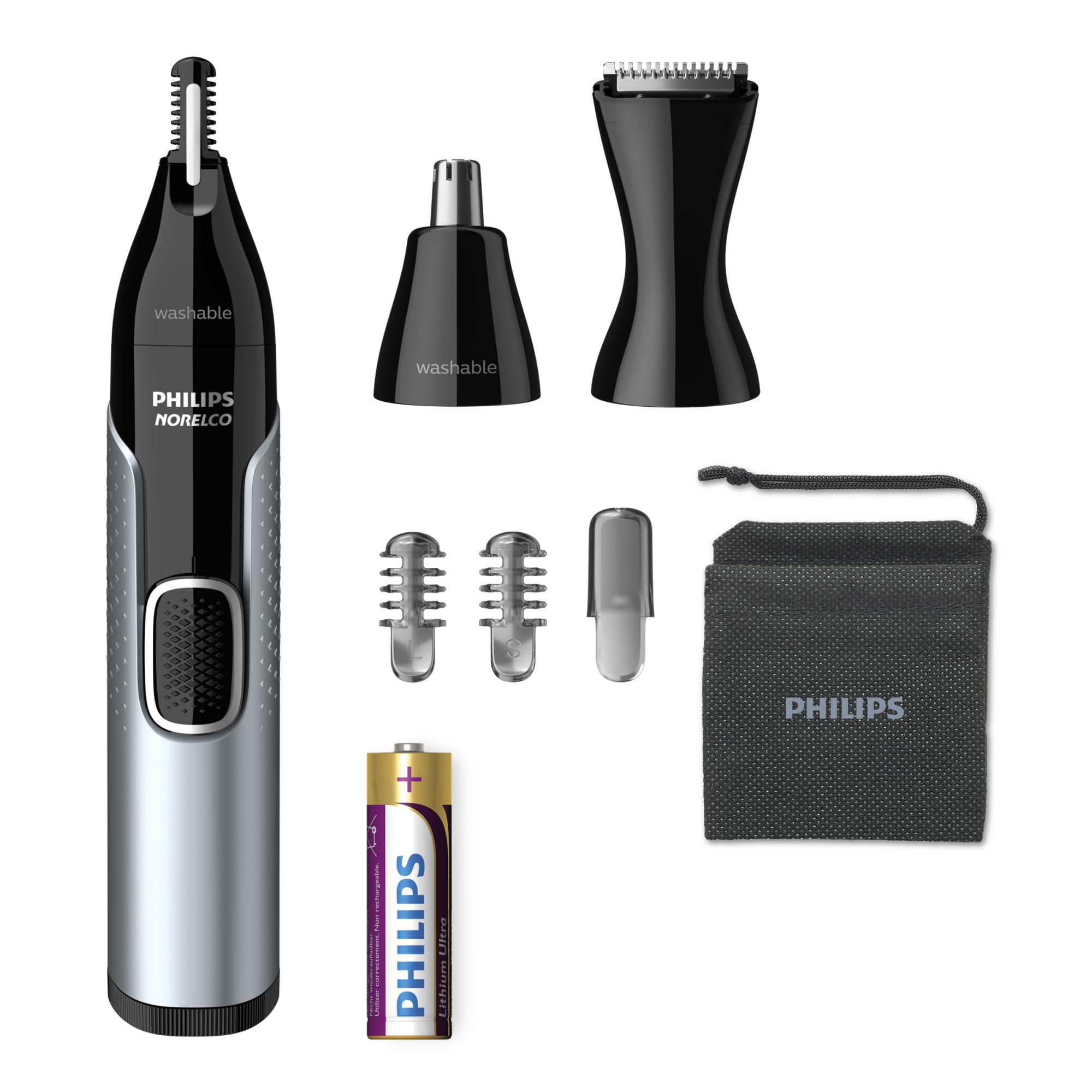 Philips Norelco Nose Trimmer 5000 for Nose, Ears, Eyebrows NT5600/42 ...